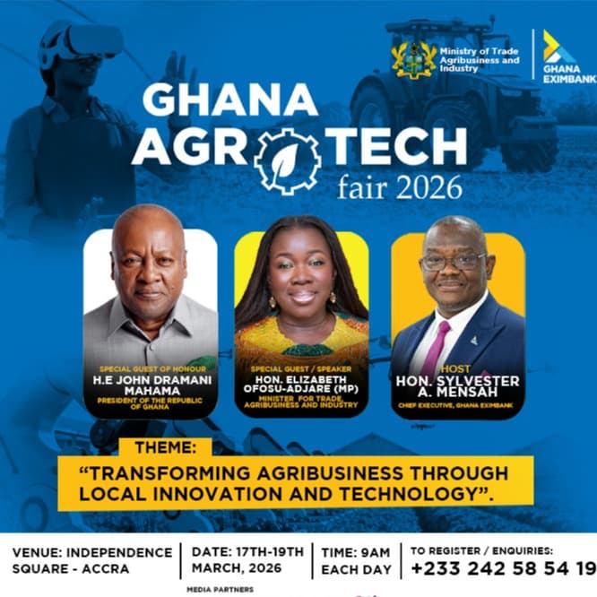 Ghana Agrotech Fair 2026 to Open in Accra to Drive Agricultural Innovation